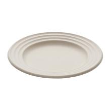ASSIETTE RONDE WAVE CANNE A SUCRE NATUREL D.180 H.15MM (12X50) photo du produit