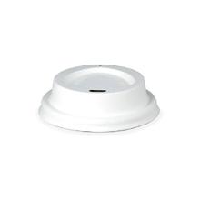 COUVERCLE DOME CANNE A SUCRE BLANC POUR GOBELET CARTON D.73MM (20X50) photo du produit
