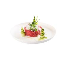 BAGASTRO ASSIETTE RONDE CANNE A SUCRE BLANC D.160 H.15MM (12X40) photo du produit