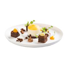 BAGASTRO ASSIETTE RONDE CANNE A SUCRE BLANCHE D.200 H.15MM (12X40) photo du produit