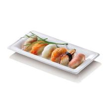 ASSIETTE KARO CANNE A SUCRE BLANC 260X130X15MM (10X50) photo du produit