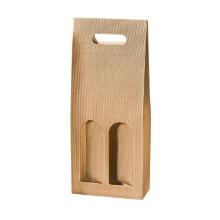 EMBALLAGE BOUTEILLE - BOITE CARTON PORTABLE NATURA 2 BOUT. 183X90X445MM (1X50) photo du produit