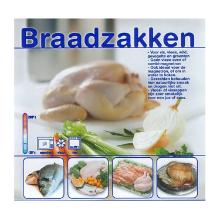 SAC DE CUISSON PET 12 mu (PAPILLOTTE) + ATTACHE - 25X38CM (24X100) photo du produit