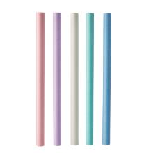 PAILLE DROITE PAPIER PASTEL ASSORTI POUR BUBBLE TEA D.12 L.200MM (6X200) photo du produit