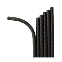 PAILLE PLIABLE PAPIER NOIR 3 PLIS D.6 L.220MM EMB.INDIV.PAP. (20X250X1) photo du produit