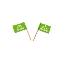 PIQUE DRAPEAU VEGETARIAN (12X500) photo du produit