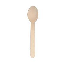 CUILLERE A DESSERT BOIS 140MM (10X100) photo du produit