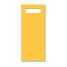 POCHETTE DAISY JAUNE 8.5X20CM + SERVIETTE BLANC 2LGS 23X39CM (1X500) photo du produit
