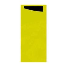 SACCHETTO KIWI 8.5X19CM + SERVIETTE PAP. NOIR - 2PLIS (5X100) photo du produit
