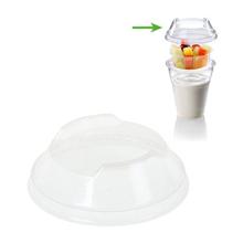 COUVERCLE DOME EMPILABLE PLA D.96MM POUR POT A DESSERT (24X50) photo du produit