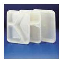 ASSIETTE MENU PP INJECTE BLANC 228X178X45MM - 2 COMP. 500/630ML (1X240) photo du produit