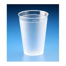 GOBELET REUSE LIGHT FROSTED PP INJECTE D.67 H.89MM 180/195ML (24X40) photo du produit
