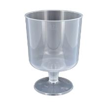 WIJNGLAS OP VOET REUSE LIGHT PP SPUITGIET TRSP. D.72 H.100MM 200/230CC (40X10) artikelfoto