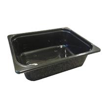 RAVIER 1/2GN PP INJECTE NOIR 325X265X80MM - 1 COMP. - 4750ML (1X130) photo du produit
