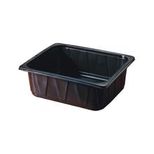 RAVIER 1/2GN PP NOIR 325X265X100MM - 1 COMP. - 6300ML (2X46) photo du produit
