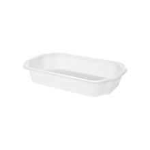 RAVIER BIOPLASTIC BLANC TAKE AWAY 250X159X43MM - 1 COMP. - 1100ML (1X246) photo du produit