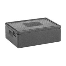 THERMOBOX PPE AVEC COUVERCLE NOIR DIM. EXT. 600X400X230MM 30L (1X1) photo du produit