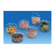 RAVIER OLIPACK 251 RPET AVEC COUVERCLE CHARNIERE D.120 H.44MM 250ML (1X480) photo du produit