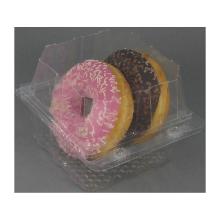 BOITE PATISSERIE PATIPACK RPET TRSP + COUVERCLE A CHARNIERE 130X120X70MM (1X405) photo du produit