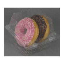 BOITE PATISSERIE PATIPACK RPET TRSP + COUVERCLE A CHARNIERE 130X120X80MM (1X405) photo du produit