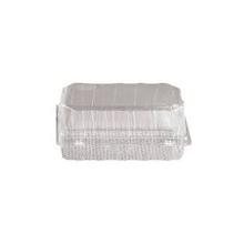 BOITE PATISSERIE PATIPACK RPET TRSP + COUVERCLE A CHARNIERE 313X200X65MM (1X130) photo du produit