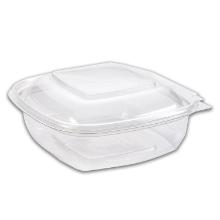 RAVIER SQUARE PACK RPET TRSP. + COUV. A CHARNIERE 130X127X40MM-250ML (6X100) photo du produit