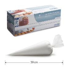 POCHE A DOUILLE LDPE COMFORT CLEAR TRSP. XL 28X59CM SUR ROULEAU (1X100) photo du produit
