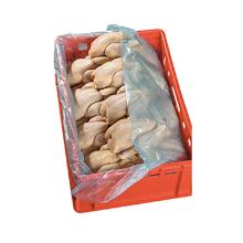 SAC HDPE BLEU 10mu 60X40X62CM POUR BAC ALIMENTAIRE (1X1000) photo du produit