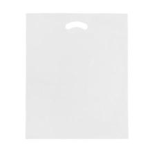 SAC PORTABLE POIGNEE DECOUPEE LDPE BLANC 60+8X61CM-60mu (1X200) photo du produit