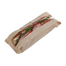 SAC KRAFT BRUN AVEC FENÊTRE PLA 110+50X370/385MM (1X1000) photo du produit