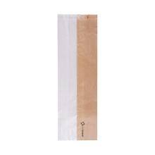 SAC KRAFT BRUN AVEC FENÊTRE PAPIER TRANSLUCIDE LATERAL 38GR 120+60X380MM (6X250) photo du produit