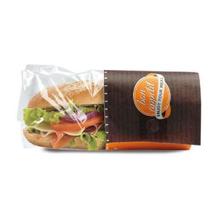 SACHET SNACK FIFTY FIFTY XL (BRUN/ORANGE) 280X75/60X130MM (1X1000) photo du produit