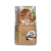 SACHET SNACK FIFTY FIFTY M BRUN 180X70/50X130MM (1X1000) photo du produit