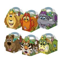 LUNCH/PARTYBOX CARRYPACK JUNGLE LION 152X100X102MM (MIX 6 DESSINS) (1X250) photo du produit
