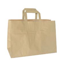 SHOPPER KRAFT 80GR BRUN 36+17X27CM (1X200) photo du produit