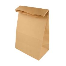 SHOPPER/SACHET SOS FOND BLOC 50G KRAFT BRUN 22+12X31CM (1X500) photo du produit