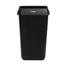 POUBELLE KATRIN 25L NOIR AVEC COUVERCLE 23X33X55CM (2) photo du produit