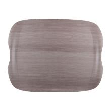 PLATEAU EARTH WAVE GREY WOOD 430X330MM (25) photo du produit