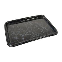 PLATEAU RPET MARBRE RECTANGULAIRE 35X24CM (10X5) photo du produit