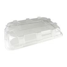 COUVERCLE DOME RPET TRSP. RECTANGULAIRE 55X37X7.6CM (10X5) photo du produit