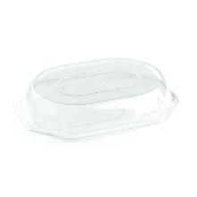 COUVERCLE DOME RPET TRSP. OCTAGONAL 460X300X70MM (2X25) photo du produit