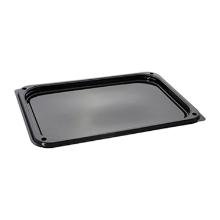 PLAT ULTIM RPET NOIR 348X245X17MM +COUVERCLE DOME RPET TRSP H. 52MM (25) photo du produit