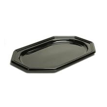 PLATEAU RPET NOIR OCTOGONAL 460X300MM (5X10) photo du produit