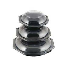 OCTABOWL MICROWARMABLE PS NOIR 230X230X72MM - 1 COMP. - 1050ML (1X170) photo du produit