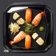OCTAVIEW NEW APET NOIR/TRSP. 225X225X65MM - 925ML (1X100) photo du produit