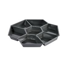INSERT OCTAVIEW APET DONKERGRIJS 283X283X25MM - 7 VAKS - 4X215ML + 3X165ML (320) artikelfoto