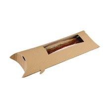HOT PILLOW PACK LARGE CARTON ONDULE AVEC FENÊTRE PET 285/230+110X55MM (10X25) photo du produit