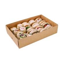 CATERING BOX SMALL PLATTER - HALF INSERT KARTON BRUIN 332X218X77MM (50) artikelfoto