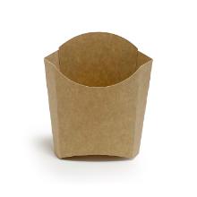 POCHETTE A WRAP/BAGEL/FRITES CARTON BRUN 84X44 H.119MM (1X1000) photo du produit