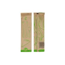 SET 4/1 BOIS WAX - VERIVE SERVIETTE 2PLIS-COUTEAU-FOURCH-CUILL.A CAFE (5X100) photo du produit